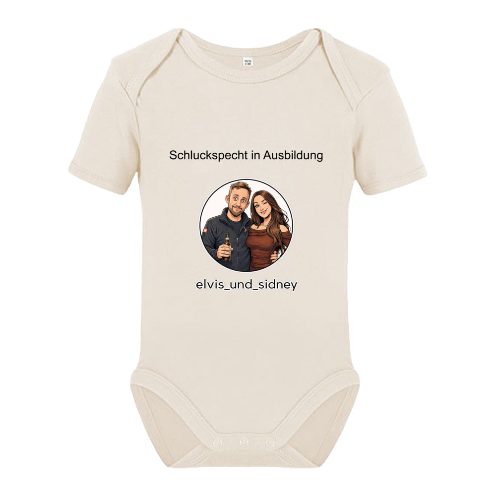 Bierliebhaber-Nachkommen: Baby-Body mit lustigem Spruch